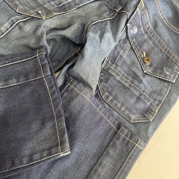 Men G-Star Jeans Skiff 5630 3D Tapered Blue Cotton Men 29X30 Hem - Picture 6 of 8